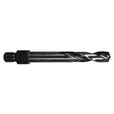 Overall Length: 2-1/8 Shank Size: 1/4-28 Number Of Flutes: 2; Cutting Direction: Right Hand #10 Cobalt Black Oxide Long Threaded Shank Drill Bit 6 Pcs Tsd10L 